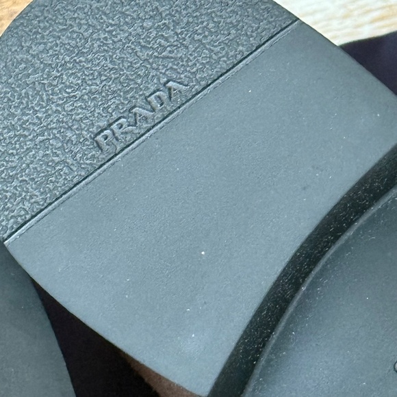 Prada Brown Suede Triangle Loafers NEW - Picture 15 of 16